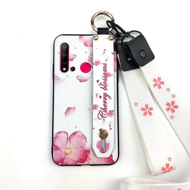 

Durable Soft Phone Case For Huawei Nova 5i/P20 Lite 2019 Anti-dust Kickstand Waterproof Silicone