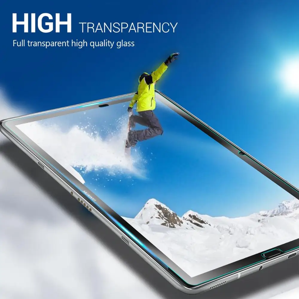 9H Tempered Glass Film for Huawei MediaPad M6 10.8 Inch 2019 Screen Protector Media Pad 8.4 HD Clear Tablet | Компьютеры и офис