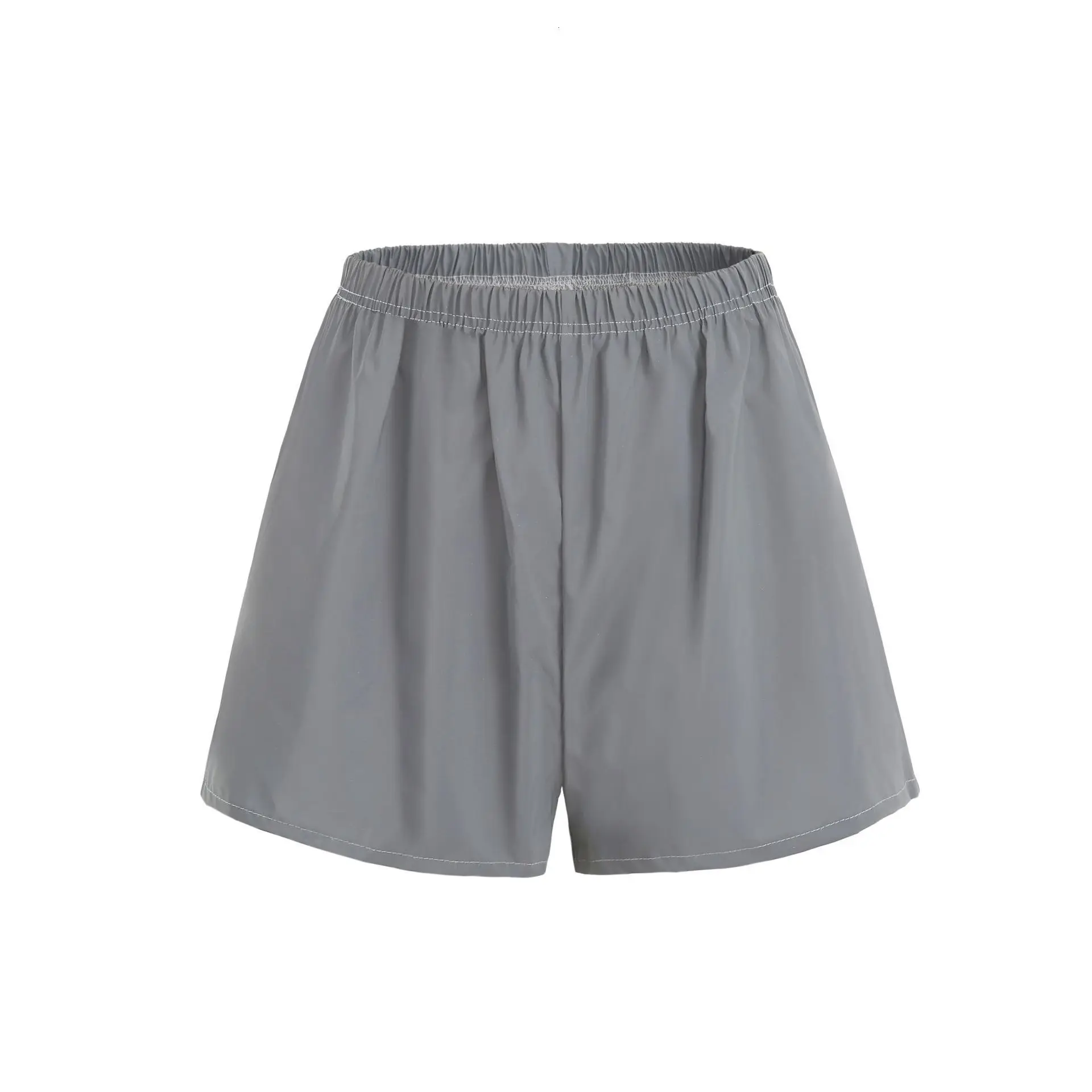 

Reflective High Waist Loose Shorts For Women Plus Size XS-XXL