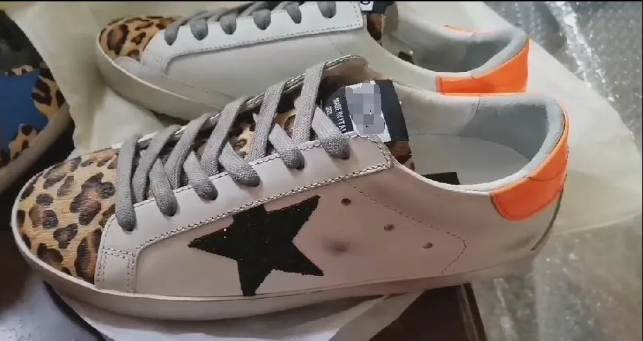 

2021 South Korea leather small dirty shoes, original logo high quality hand customized, famous designer shoes