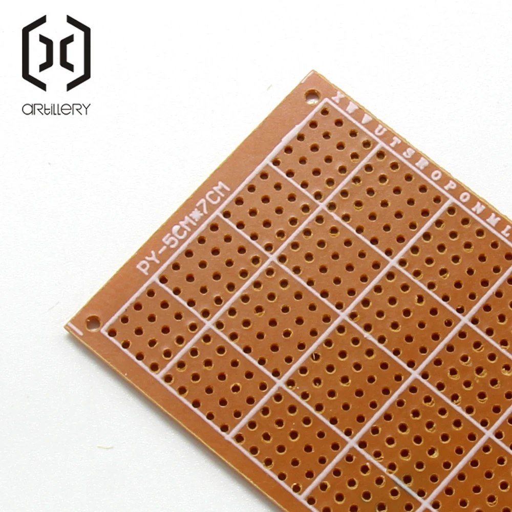10 шт. 5*7 см pcb прототип бумага Медь PCB 5*7 Универсальный Эксперимент Матрица платы 5x7 см бренд