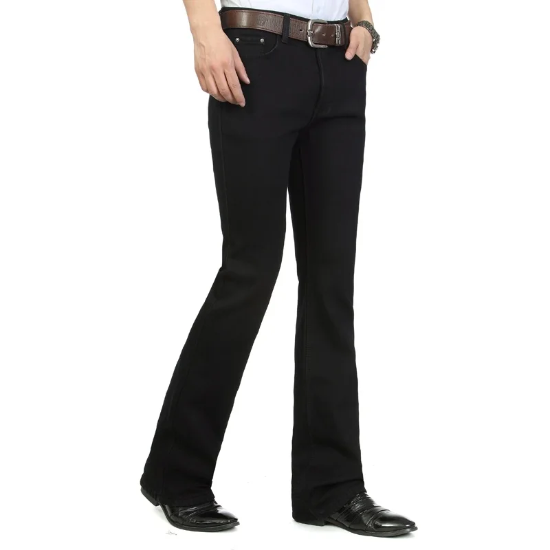 Бесплатная доставка высококачественные мужские Зимние флисовые расклешенные