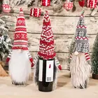 Новый семейный набор бутылок, креативный чехол для винной бутылки Rudolph, сумки для бутылок шампанского, украшение для дома на Рождество