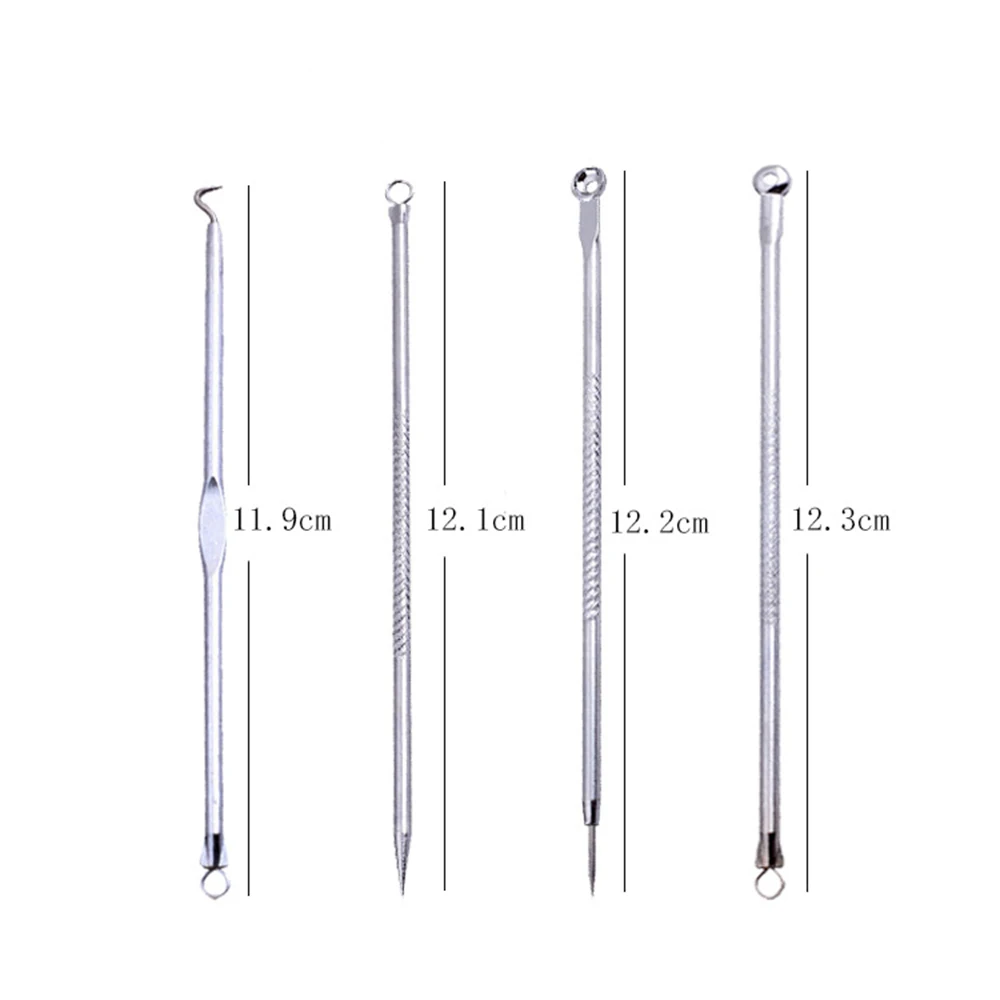 4 шт. инструмент для удаления угрей и прыщей Комедон белмиш пылесос ложка ухода за