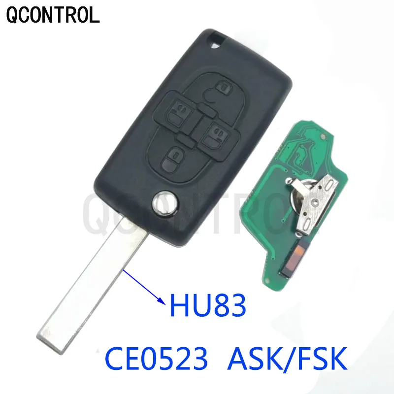 Автомобильный пульт дистанционного управления QCONTROL 433 МГц подходит для Citroen C8 CE0523