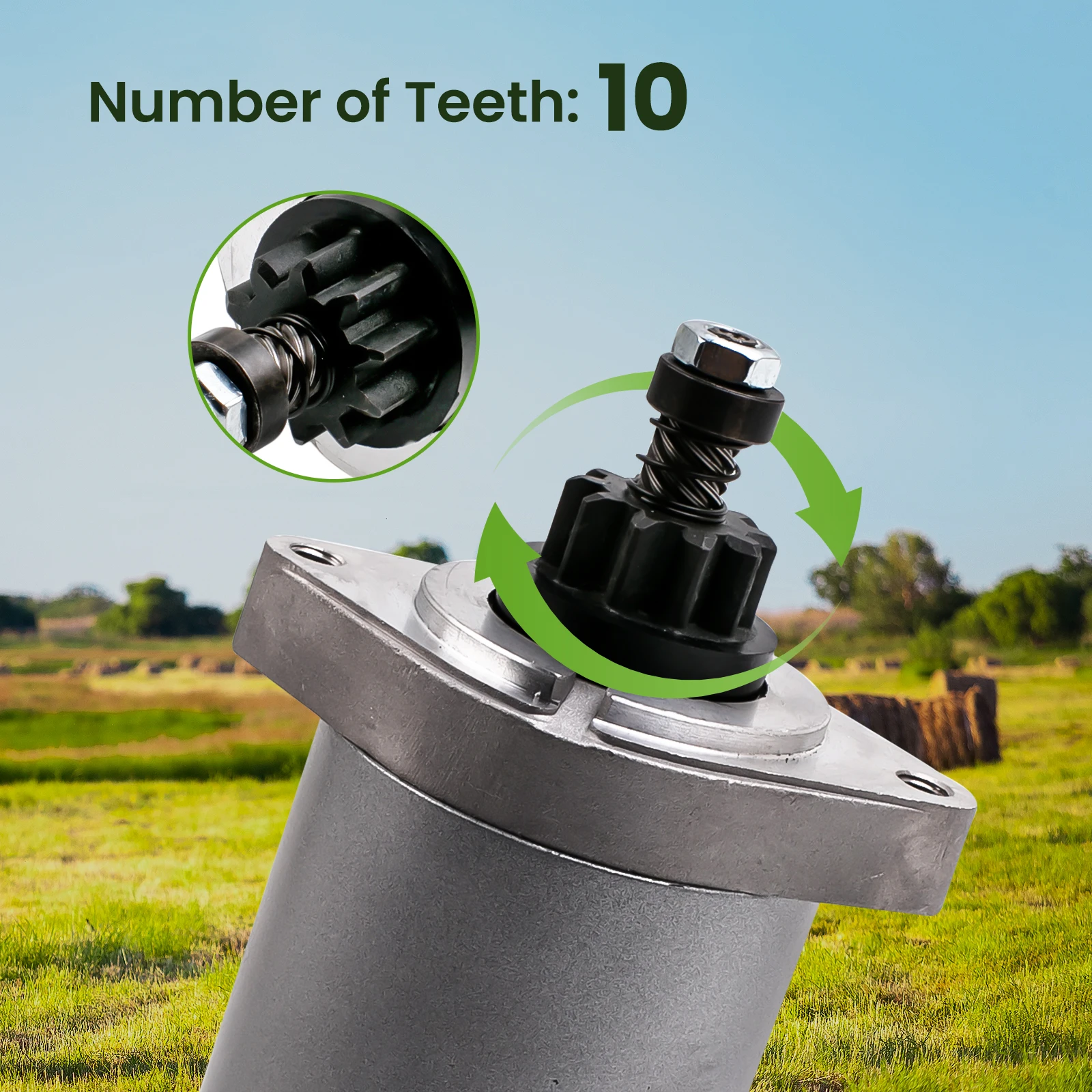 12 В стартер двигателя для Kawasaki 21163-0714 21163-7024 детской косилки Cub кадет RZT46 RZT50 RZT54