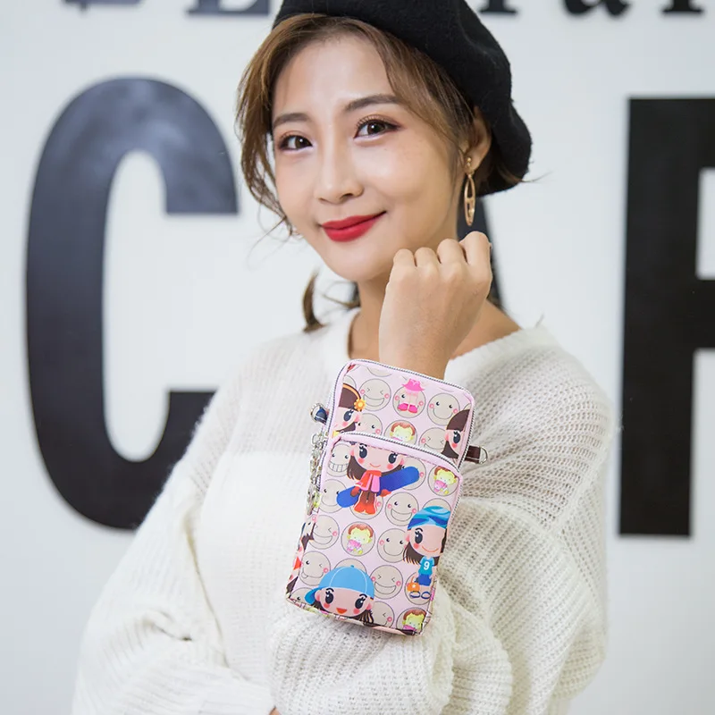 Мультяшная сумка для телефона iPhone 11 Pro Max 4 5 6 7 8 Plus X Xr XS чехол кошелек поясные сумки