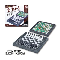 high quality trave game puzzle travel portable game chess board childrens couple fun interactive game chess