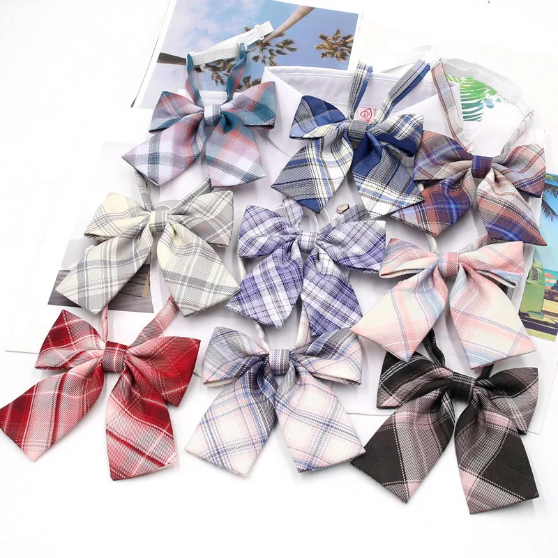 Cosplay Butterfly Women's Bow Tie Casual V-neck Cotton JK Uniforms Bow Ties Ladies Girl School Wedding Party Bowties Bow Knot