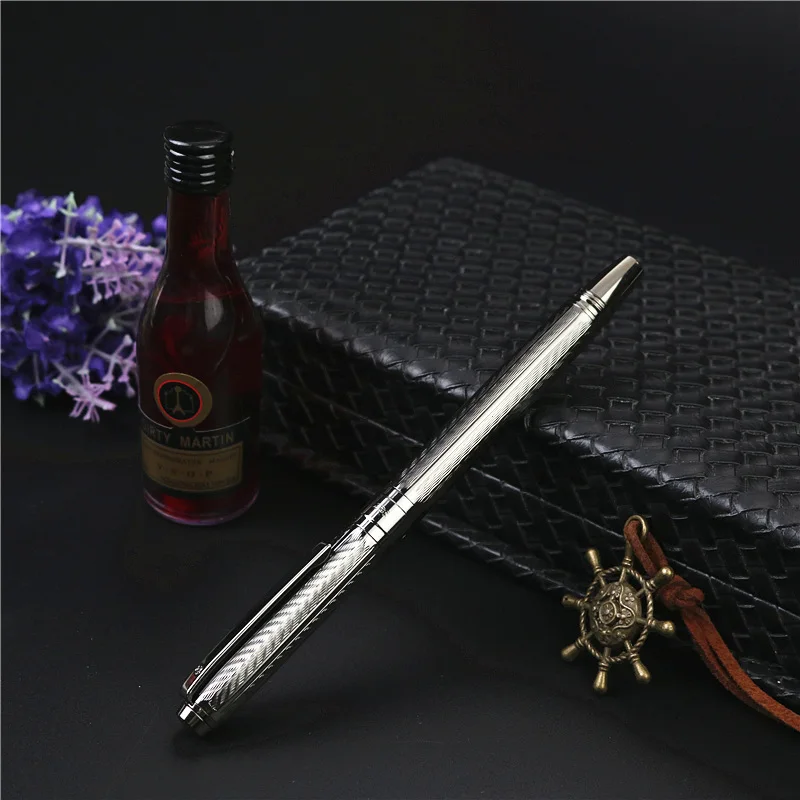 

Girl new style fountain pen Office writing New concept wavy texture ink pen 4 colors can choose with or without boxes