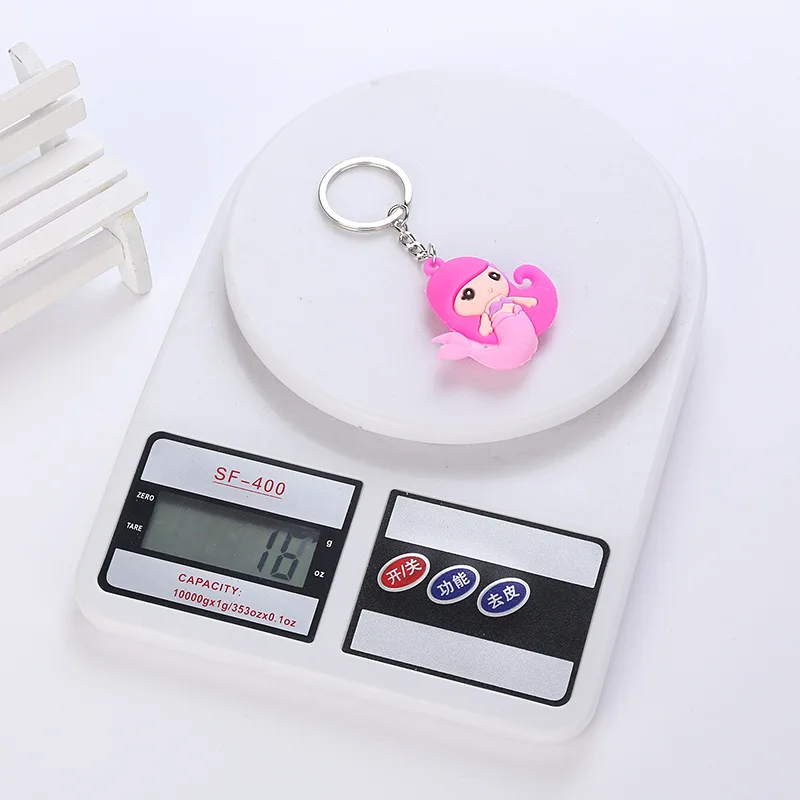 Брелок для ключей Русалочка из ПВХ аниме брелок с персонажами мультфильмов