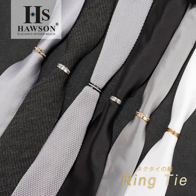 HAWSON Trendy Metal Jewelry Tie Ring for Men's Necktie | Украшения и аксессуары