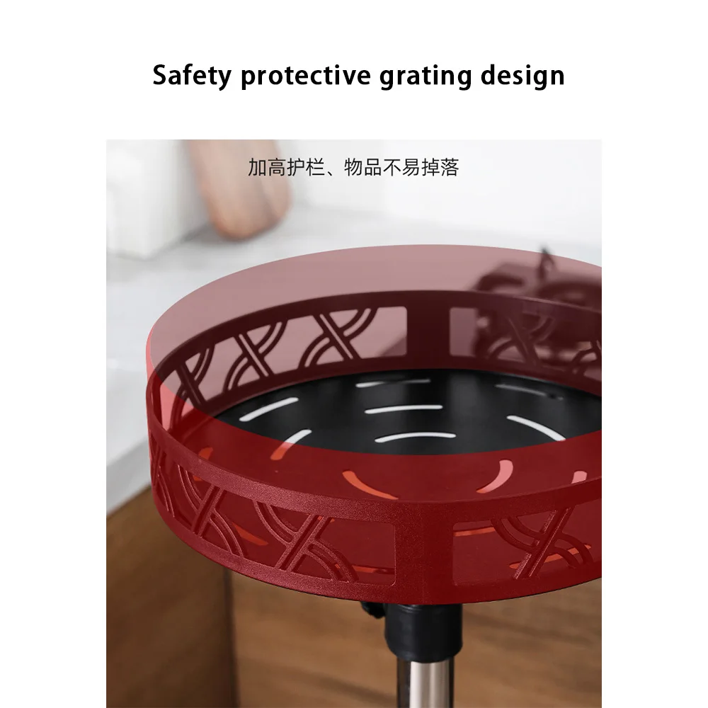 lazy susan organizer height adjustable spinning cabinet round turntable large spice rack for pantry kitchen countertop free global shipping