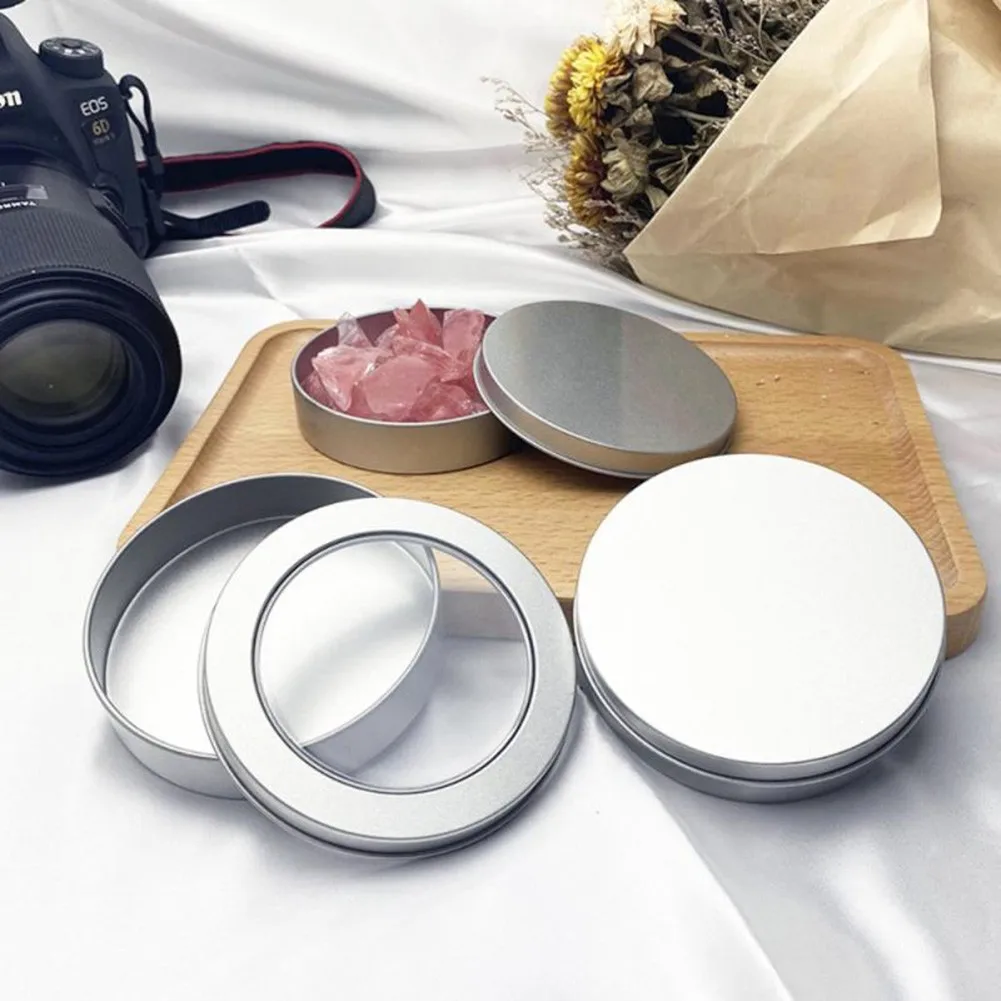 

1Pc Squid Game Same Style Candy Tinplate Metal Can For Aroma Essential Oil Soy Candle Supplies Empty Tinplate Round Box 2 Style