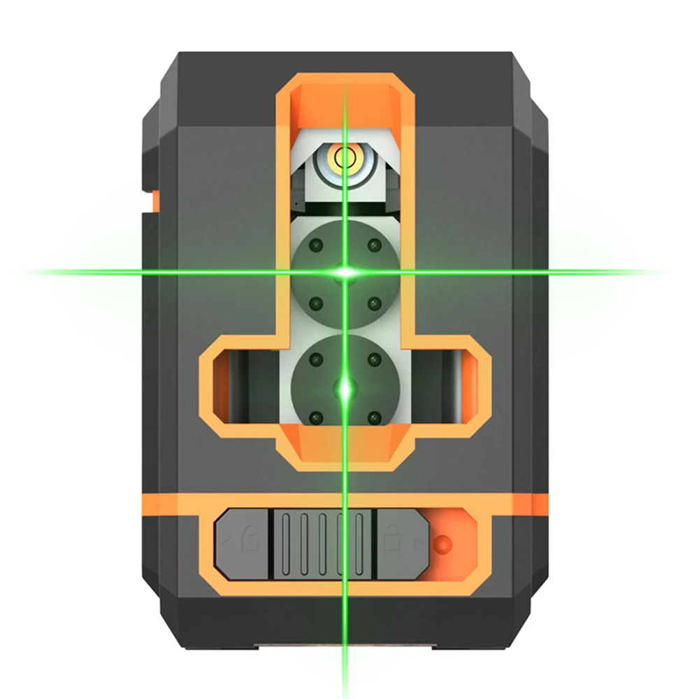 

2 линии лазерный уровень зеленый самонивелирующийся лазерный нивелир вертикальный горизонтальный крест лазерный красный луч линия измерительный инструмент