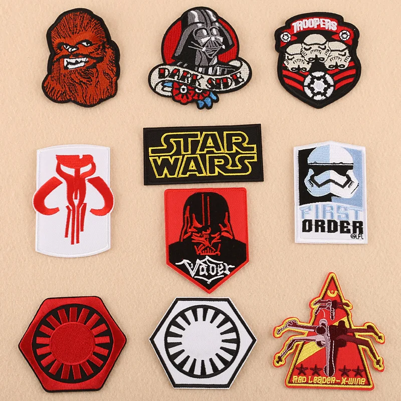 New star Wars вышитые патч железа на нашивки для одежды для Костюмы DIY значки-наклейки одежда аксессуары оптом