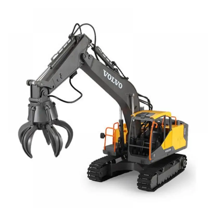 

Children Remote-controlled Toy Digger Electric Remote Control Alloy Excavator Three-in-one Alloy Dipper