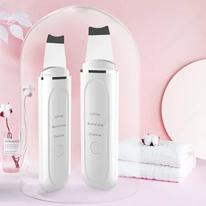 ultrasonic skin scrubber deep face cleaning machine peeling shovel facial pore cleaner face skin scrubber skin care tool free global shipping