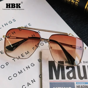 Новинка 2020, модные классические солнцезащитные очки-авиаторы, крутые Мужские Винтажные брендовые дизайнерские солнцезащитные очки, Черные Серые градиентные линзы, женские очки