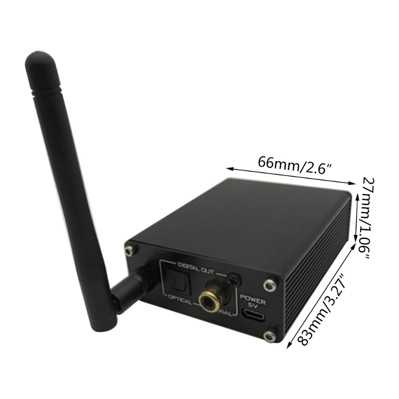 

CSR8675 Bluetooth v5.0 Wireless Digital Receiver coaxial optical digital Audio Output 24BIT APTX APT-X New And High Quality