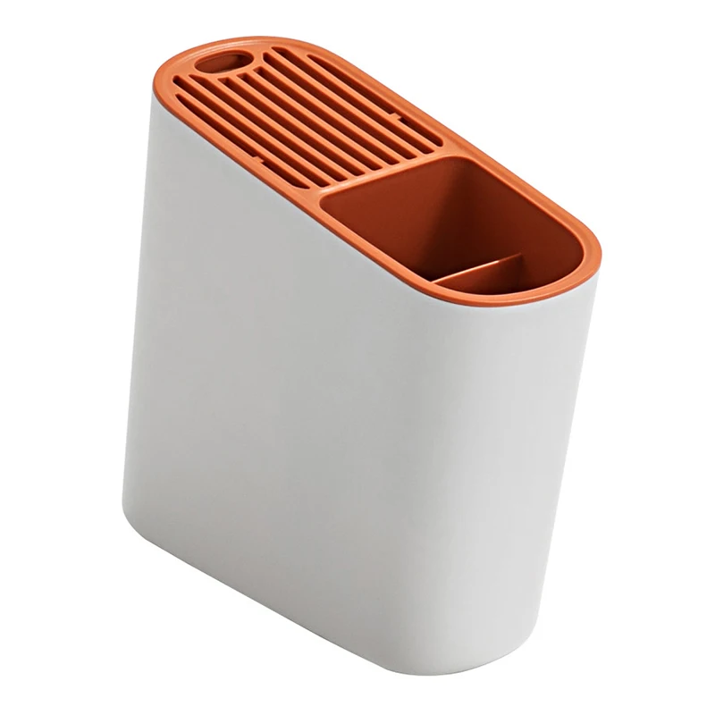 

Multifunctional Knife Holder Plastic Inclined Surface Chopstick Cage Drain Chopstick Holder Knife Holder Countertop Rack