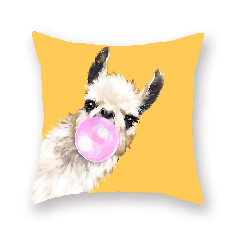 Мультяшные животные Единорог декоративные пледы подушки Чехол для домашний