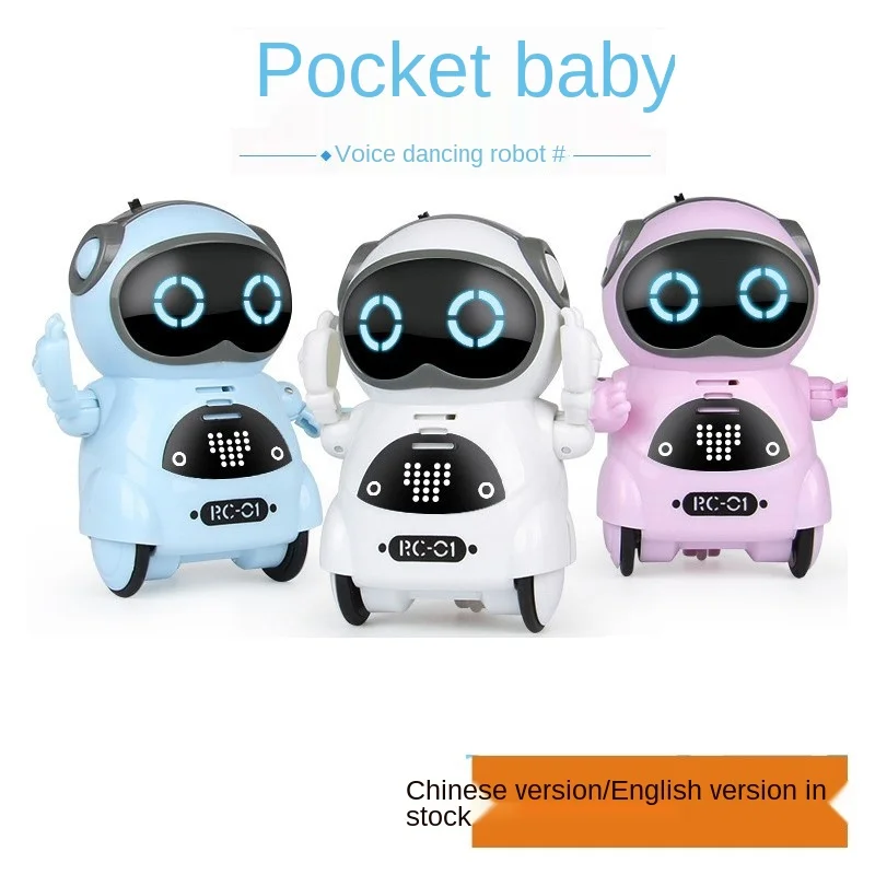 

Новая детская мини-сумка для игрушек-роботов Xiaobao с голосовым диалогом, танцами, развивающим улучшением, коммуникацией родителей и детей