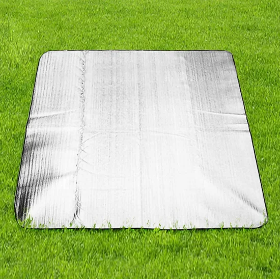 Коврик для пикника из алюминиевой пленки уличный портативный коврик фольги