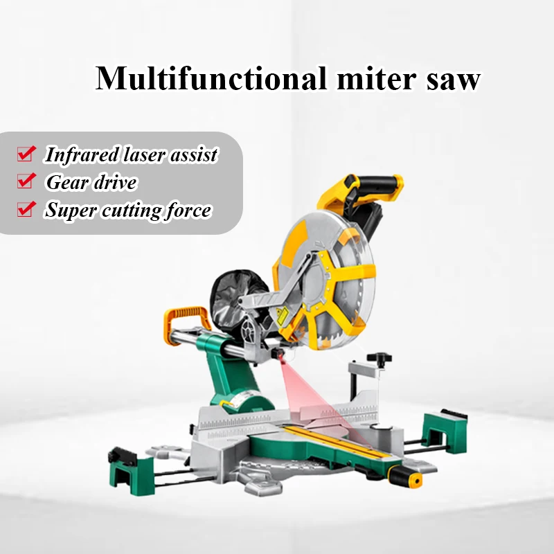 12-дюймовая циркулярная пила/алюминий дерево машина для резки пластика/лазерное