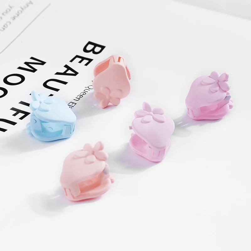 20 шт. разноцветные заколки-пряжки маленькие зажимы для волос Клубничные шпильки