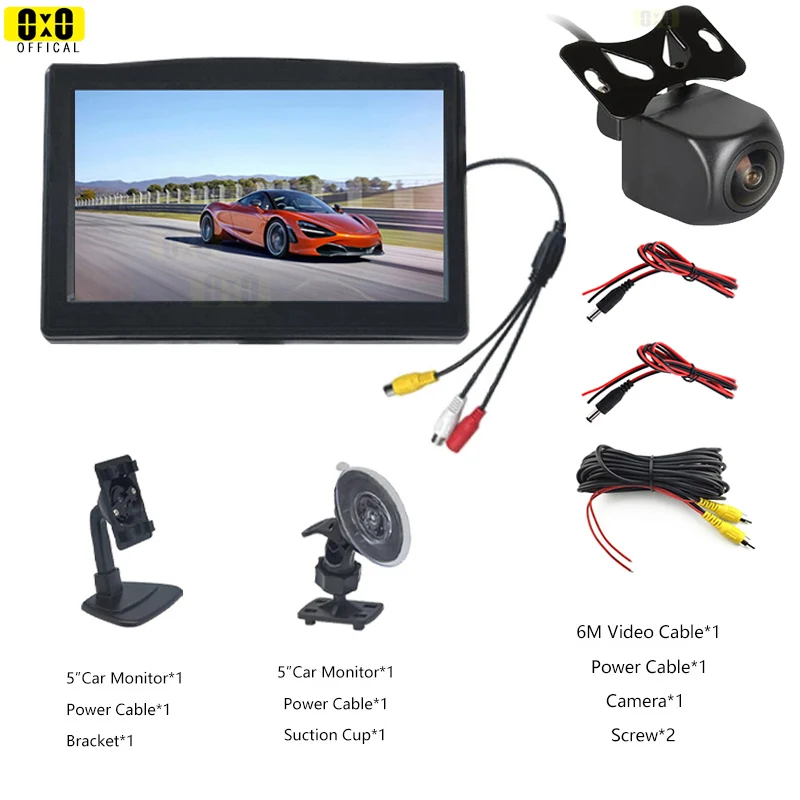 Камера заднего вида рыбий глаз 5 дюймов | Автомобили и мотоциклы