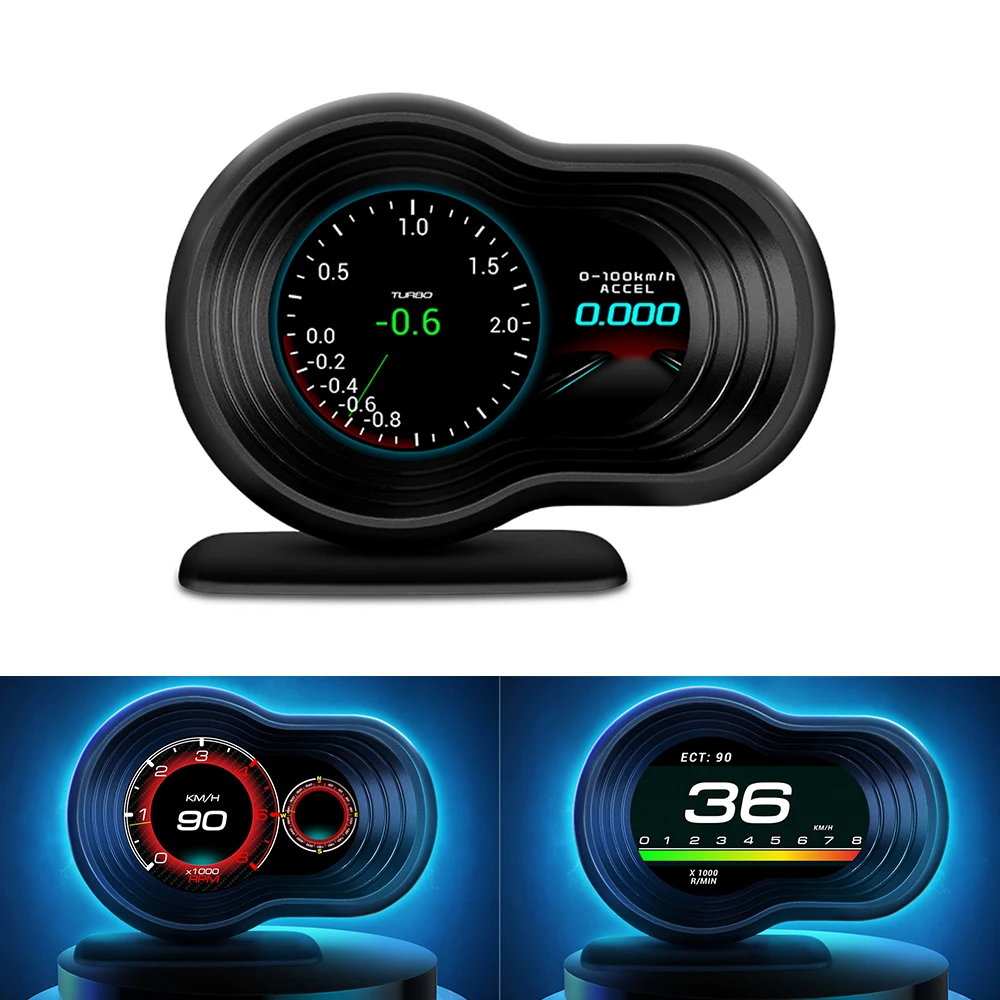 

HUD OBD2 On-board Computer Head Up Display Digital Car Speedometer Projector Car GPS Navigation Gauge Smart Gadgets