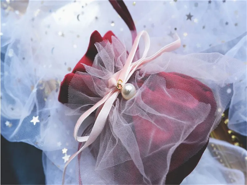 

Delicate Gift Jewelry Wedding Candy Velvet bag velvet package bag candy gift bag present bags fairy soft dust-quality packaging