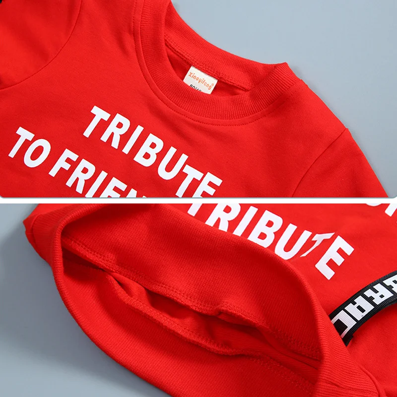 

2021Kids Baby boy Girl Causal Clothing Set Letter Long Sleeve Autumn Spring Children's Sports Suit