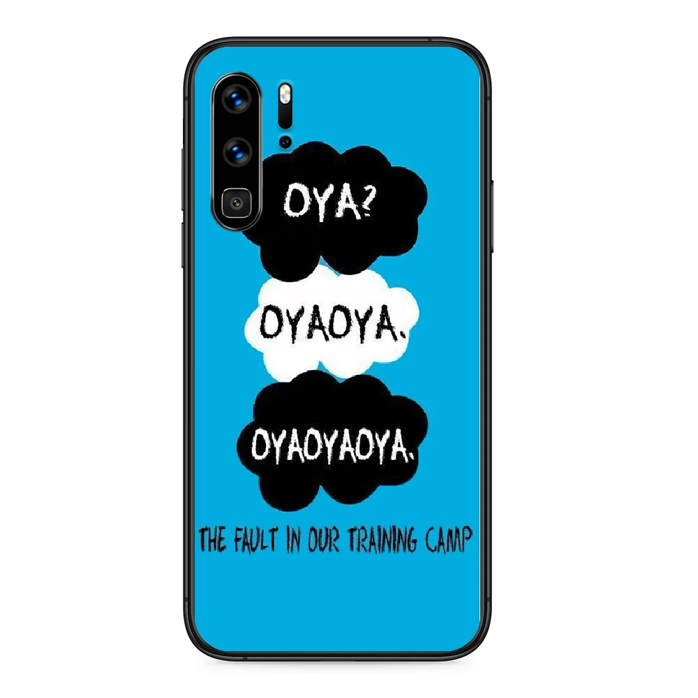 Anime Haikyuu Oya Phone case For Huawei P 9 Smart 10 20 30 40 8 Lite Mini Z 2019 Pro black bumper soft waterproof trend | Мобильные