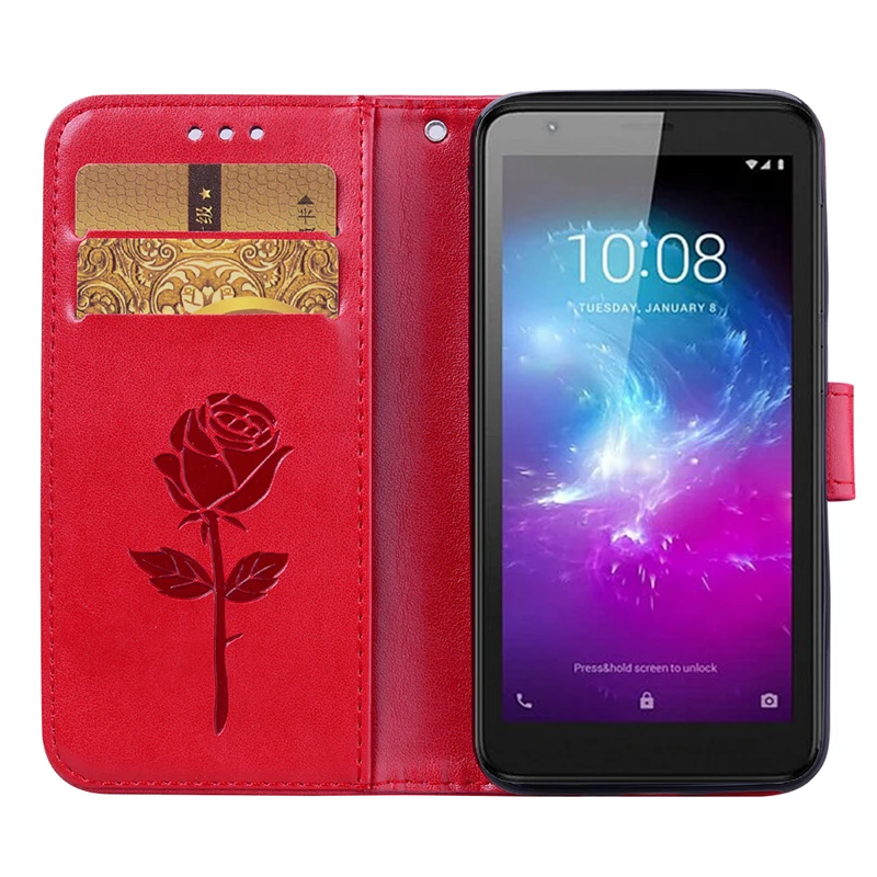 Чехол-Кошелек для zte Blade L8 A3 Funda Book Stand Магнитный чехол-книжка из искусственной кожи с откидной крышкой для zte Blade A5 A7 силиконовый чехол