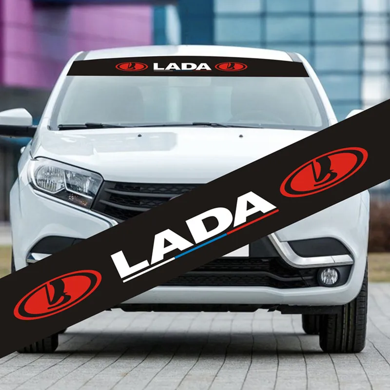 1 шт. стикеры на лобовое стекло для Lada Vesta SW Xray Cross Niva Kalina Priora аксессуары стайлинга