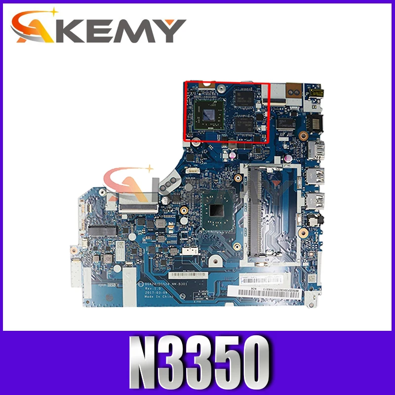 

Материнская плата для ноутбука Lenovo IdeaPad 320-15IAP с процессором SR2Z7 N3350 2G DG424 DG524 NM-B301 FRU 5B20P20638