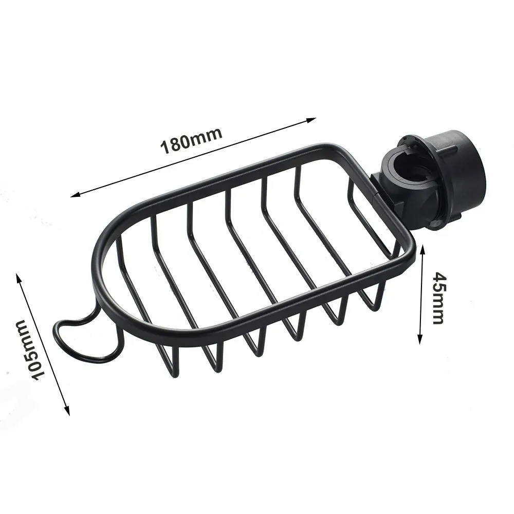 

Household kitchen sink hanging faucet bathroom hollow shelf storage rack organizer Water Basket Pool Rag Sponge Storage Rack