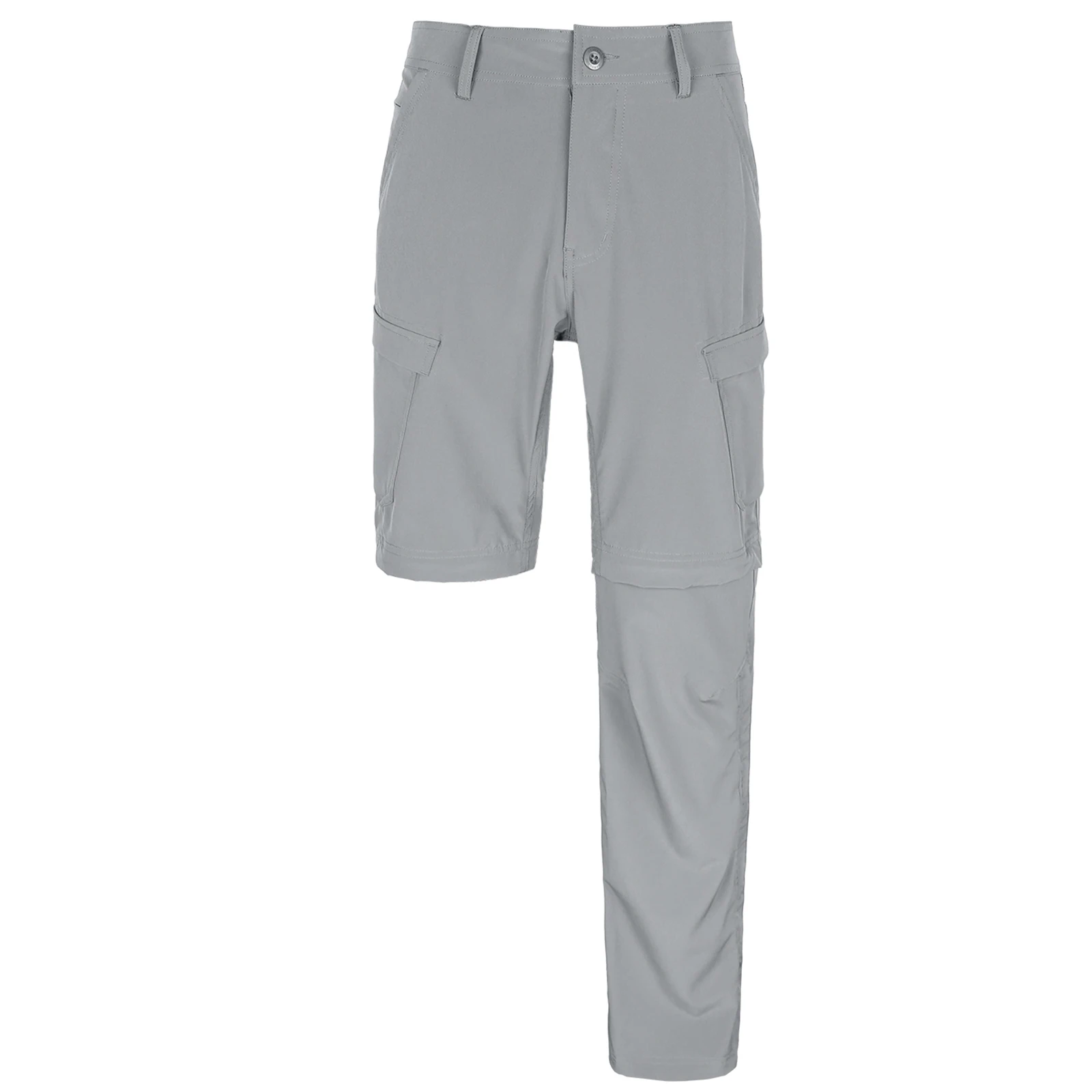 Men's Lightweight Cargo Pants HARD LAND Detachable Leg Pants Shorts Adjustable Leg Comfortable and Breathable Multi Pocket