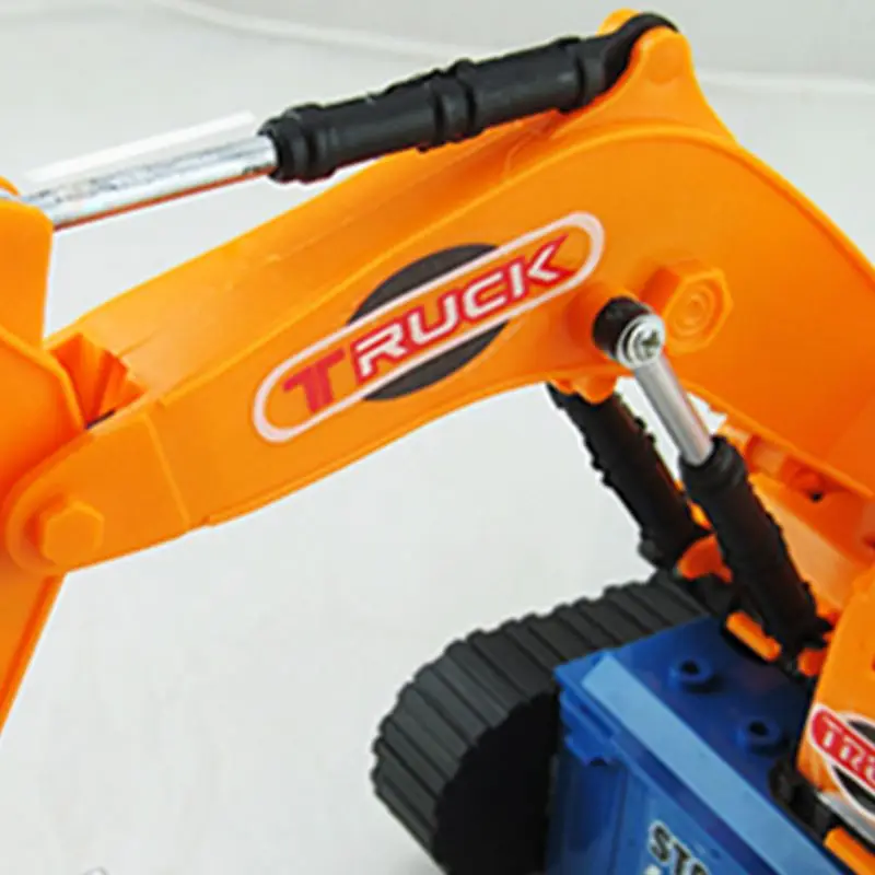 

Electric Truck Flashing LED Light Music Excavator Universal Wheel Car Engineering Vehicles Model Kids Educational Toy