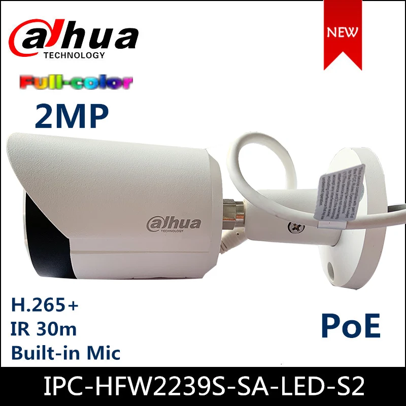 Новинка 2020 полноцветная IP-камера Dahua светодиодная лампа-S2 светодиодный сетевая