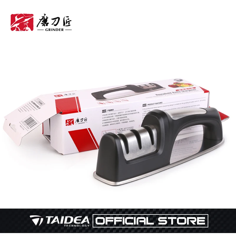 

GRINDER New Kitchen knife sharpener TG1806 3-Stages Roller (Diamond&ceramic) Fast sharpening stone Professional Grinder tools