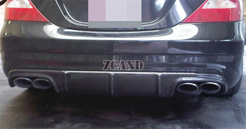 FRP задний дополнительный бампер диффузор для Mercedes BenzA W219 CLS AMG CLS55 CLS63 2006-2010