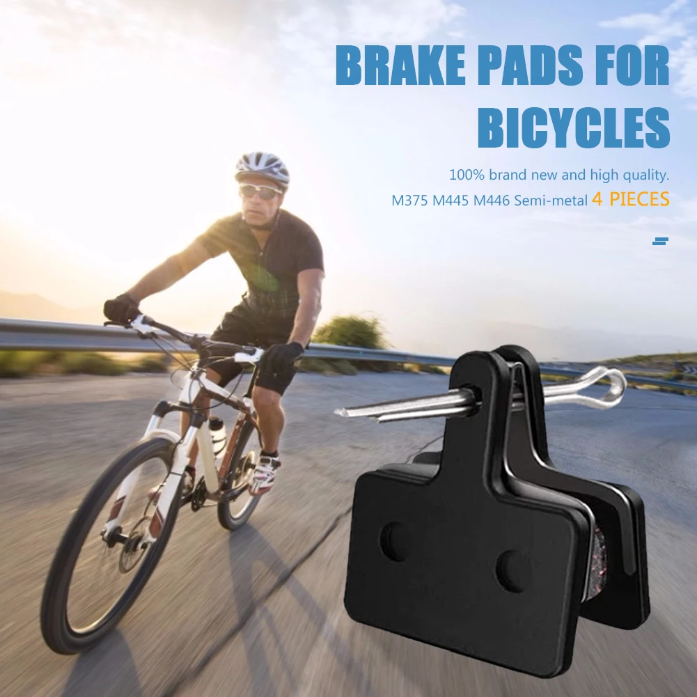 Колодки дисковые для велосипеда полуметаллические 4 шт. Avid Elixir 1 3 5 7 R CR BR-M375 M445 M446 |