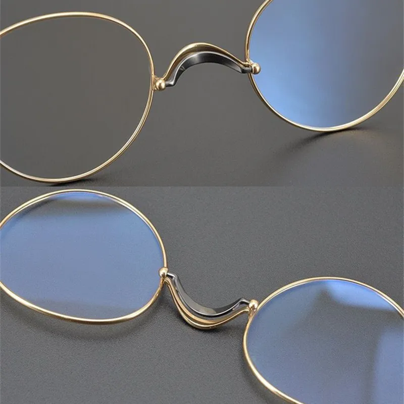 Brand Designer Original Quality Glasses Titanium Men Women Retro Round Frame Eyeglasses Japanese Handmade Super Light Oculos |
