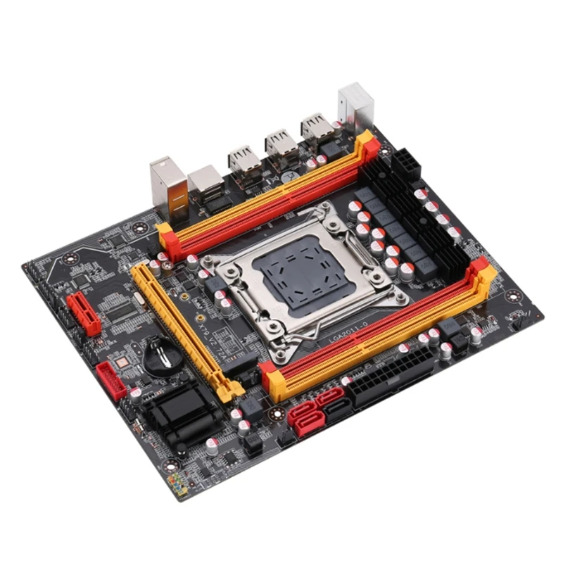X79 чип компьютерная материнская плата SATA3 PCI E NVME M.2 SSD поддержка памяти REG