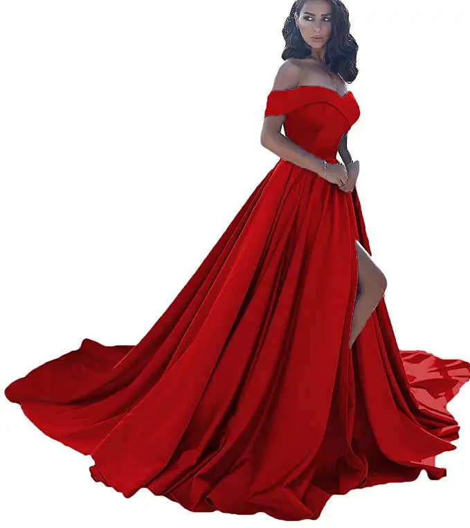 Gryffon Evenig Dress Elegant Formal Boat Neck Court Train Ball Gown Colorful Party Prom Evening Dresses Custom Size | Свадьбы и