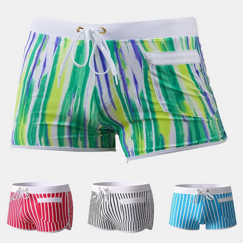 

2021 Mens Swimsuit Sexy Swimwear Men Swimming Shorts Men Briefs Beach Shorts Sports Suits Surf Board Shorts Swim Trunks
