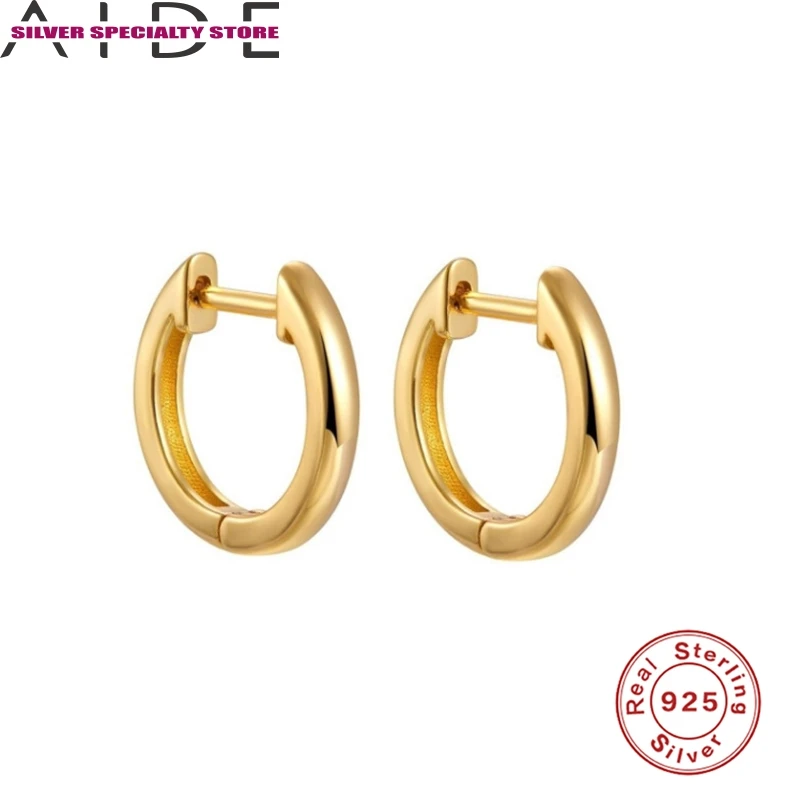 

AIDE Personality Simple Earring For Women 925 Silver Earrings Fashionable Drop Earrings Jewelry Zircon Pendientes Brincos Aretes